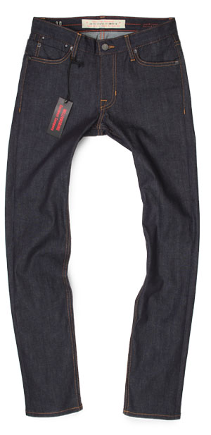 Fit of S 4th Street raw denim skinny jeans made in USA Fit of S 4th Street raw denim skinny jeans made in USA